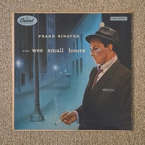 Vintage Frank Sinatra In The Wee Small Hours LP Vinyl Record